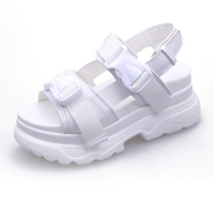 Velcro Wedge Heel Women’s Plus Size Roman Shoes